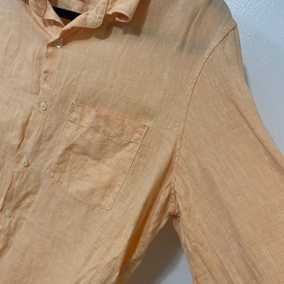 Banana Republic Linen button up - Picture 6 of 8